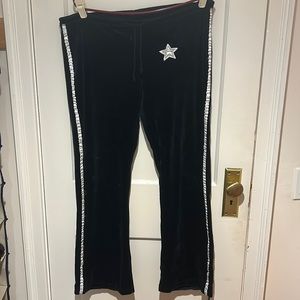 Y2K Velour Flare Pants